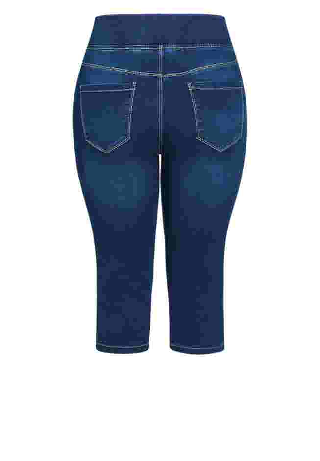 Butter Denim Pull On Crop Jean image number 5