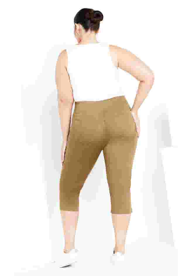 Butter Denim Pull On Crop Jean image number 1