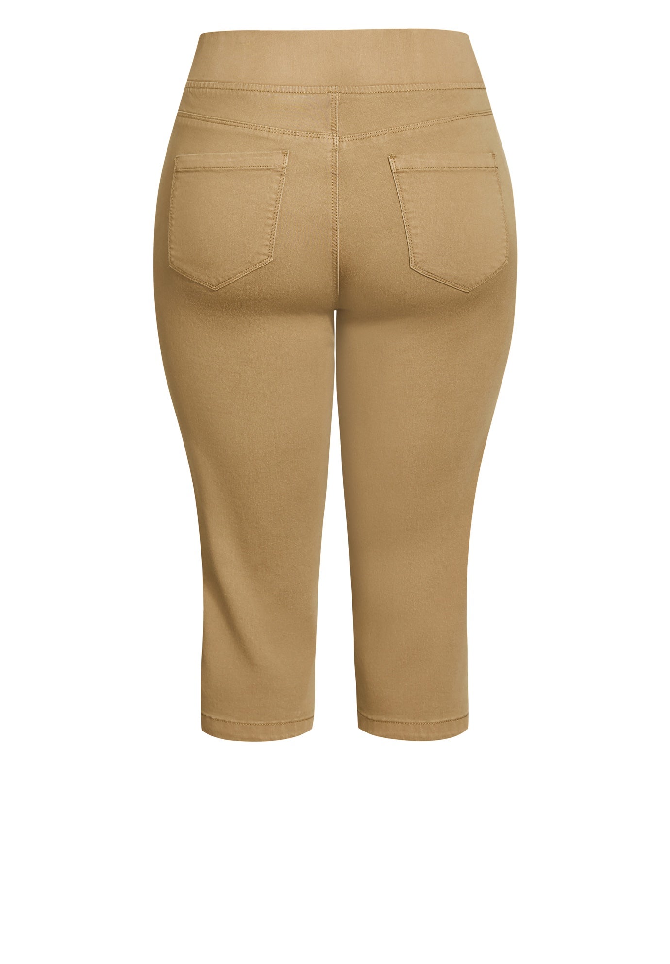 Butter Denim Pull On Crop Jean image number 7