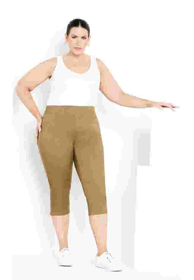 Butter Denim Pull On Crop Jean image number 0