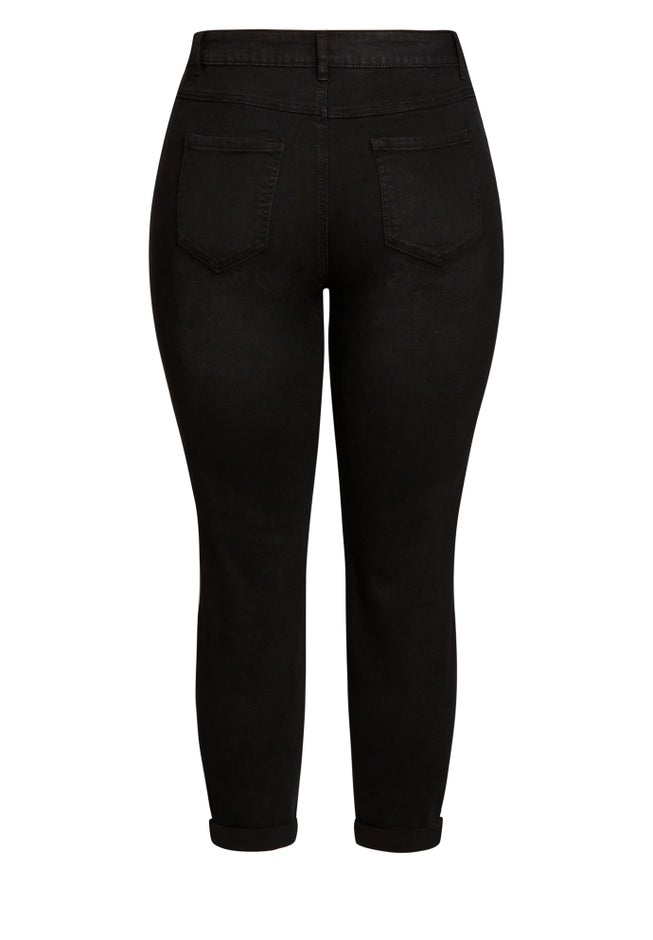 Denim Girlfriend Stretch Jean image number 3