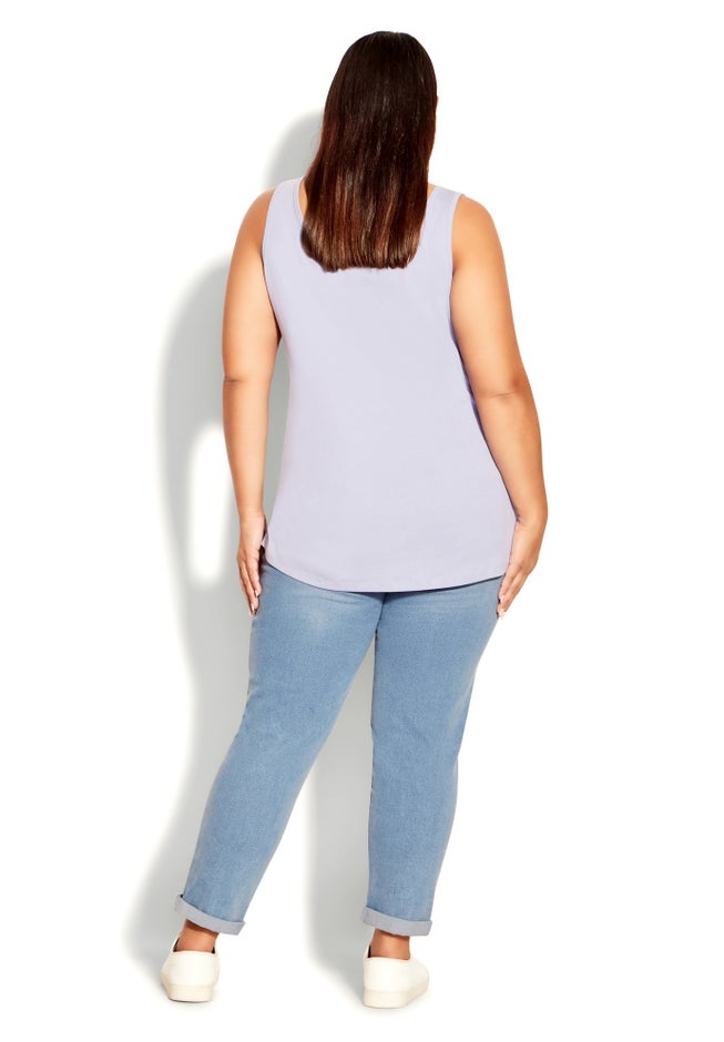 Denim Girlfriend Stretch Jean image number 4