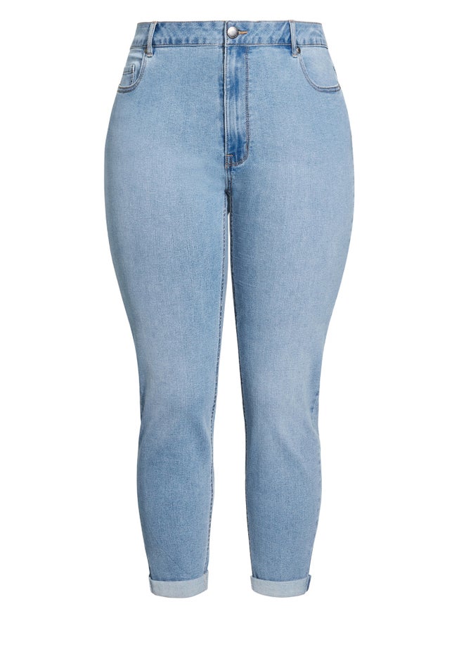 Denim Girlfriend Stretch Jean image number 5