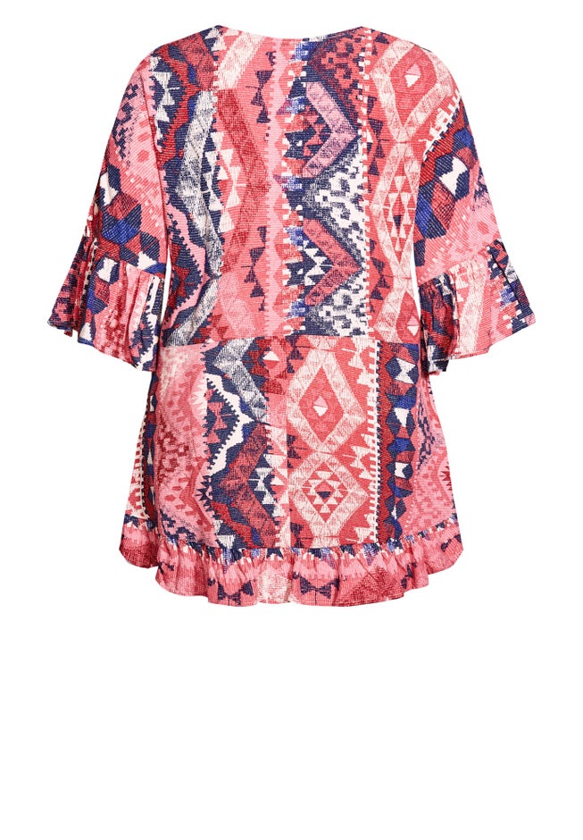 Harper Print Tunic image number null