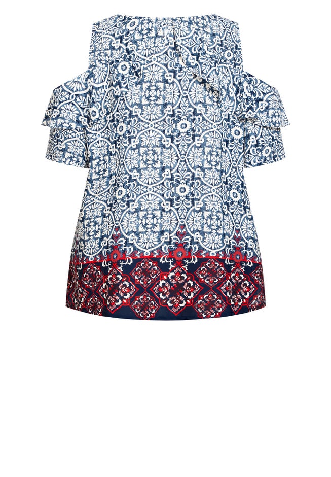 Cold Shoulder Frill Top image number 3