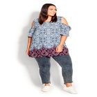 Cold Shoulder Frill Top image number null