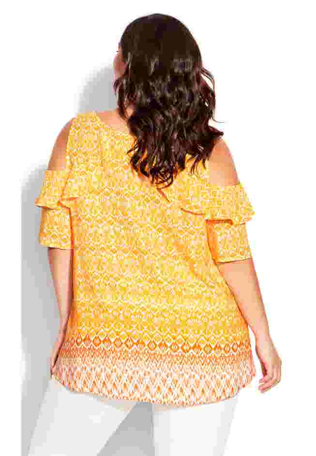 Cold Shoulder Frill Top image number 1