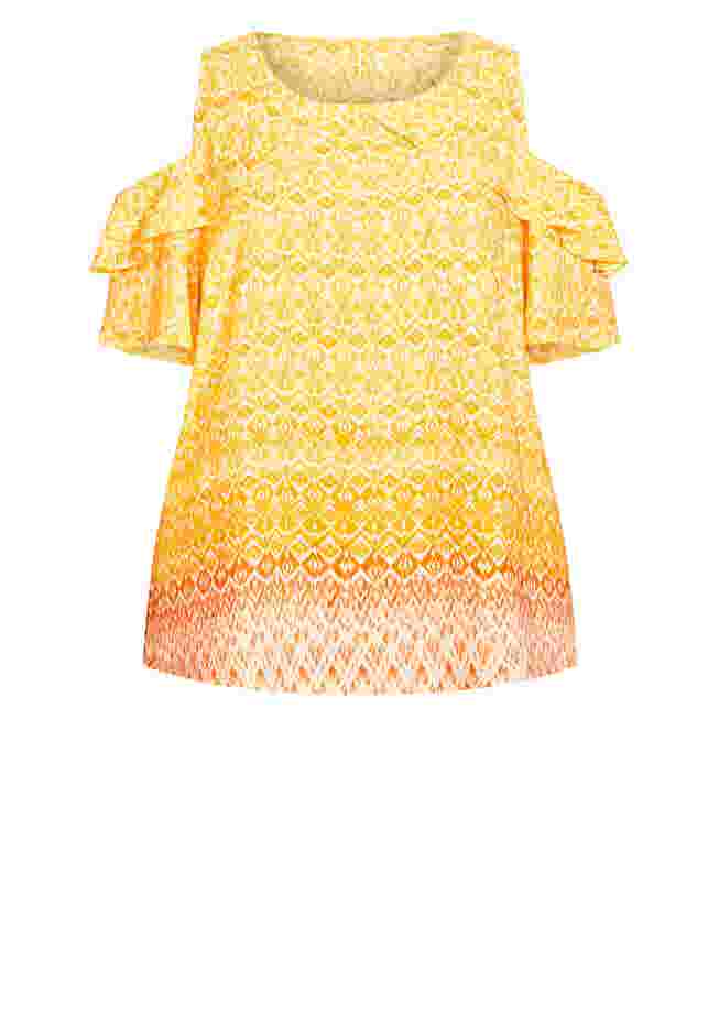 Cold Shoulder Frill Top image number 2