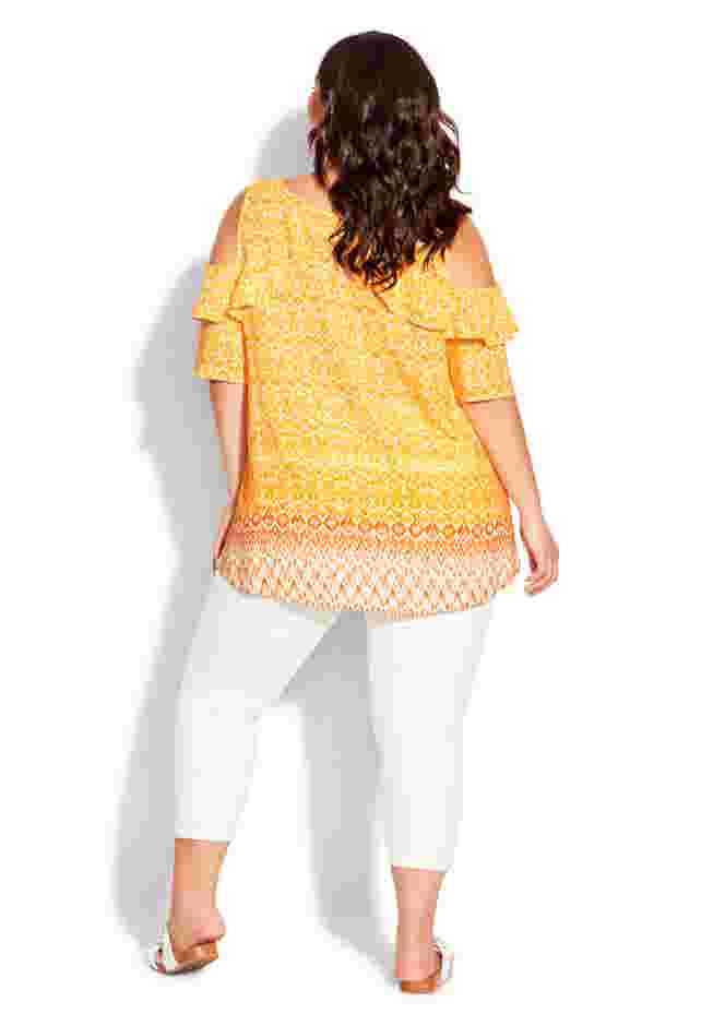 Cold Shoulder Frill Top image number 4