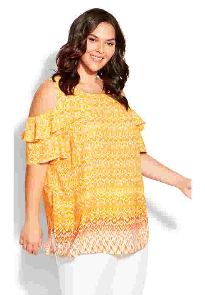 Cold Shoulder Frill Top image number 5