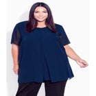 Liv Overlay Mixed Media Top image number null