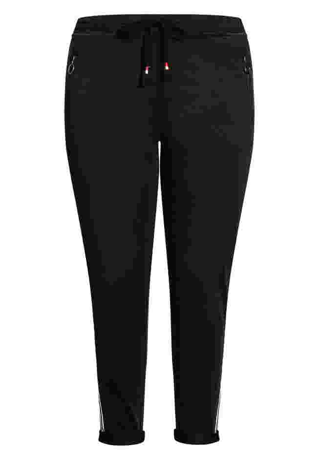 Shay Side Stripe Denim Jogger image number 4