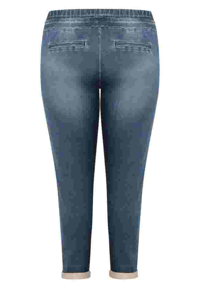 Shay Side Stripe Denim Jogger image number 7