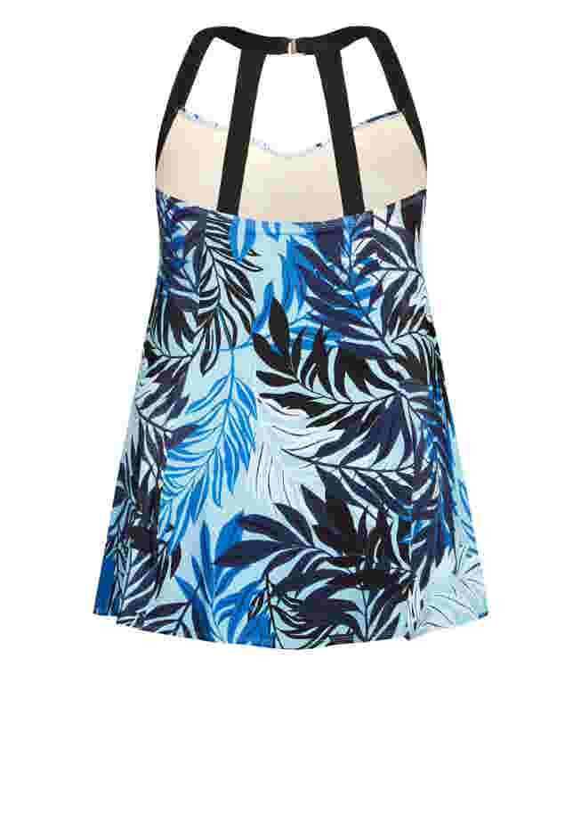 Hi Back Print Swim Dress image number 3