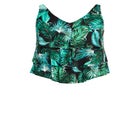 3 Tiered Print Tankini Top image number null