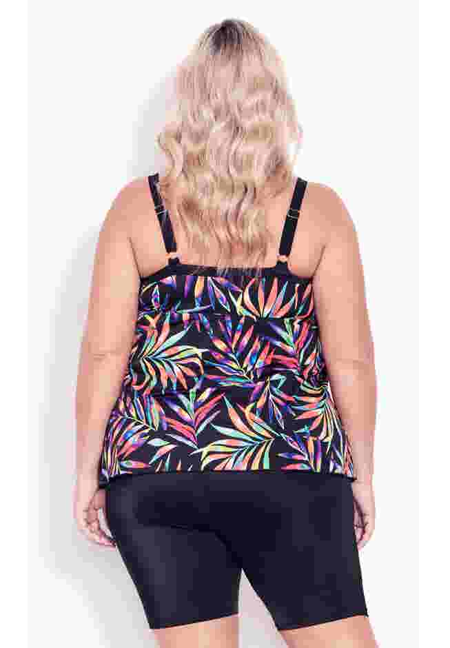 Fly Away Print Tankini Top image number 2