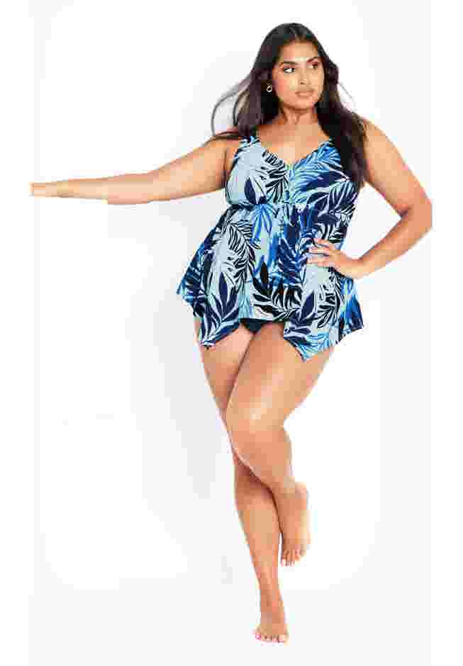 Sharkbite Print Tankini Top image number 0