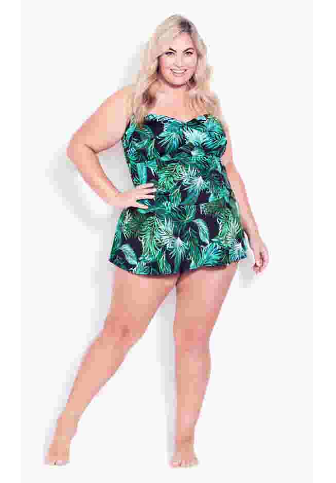 Twist Skirt Print 1 Piece image number 0