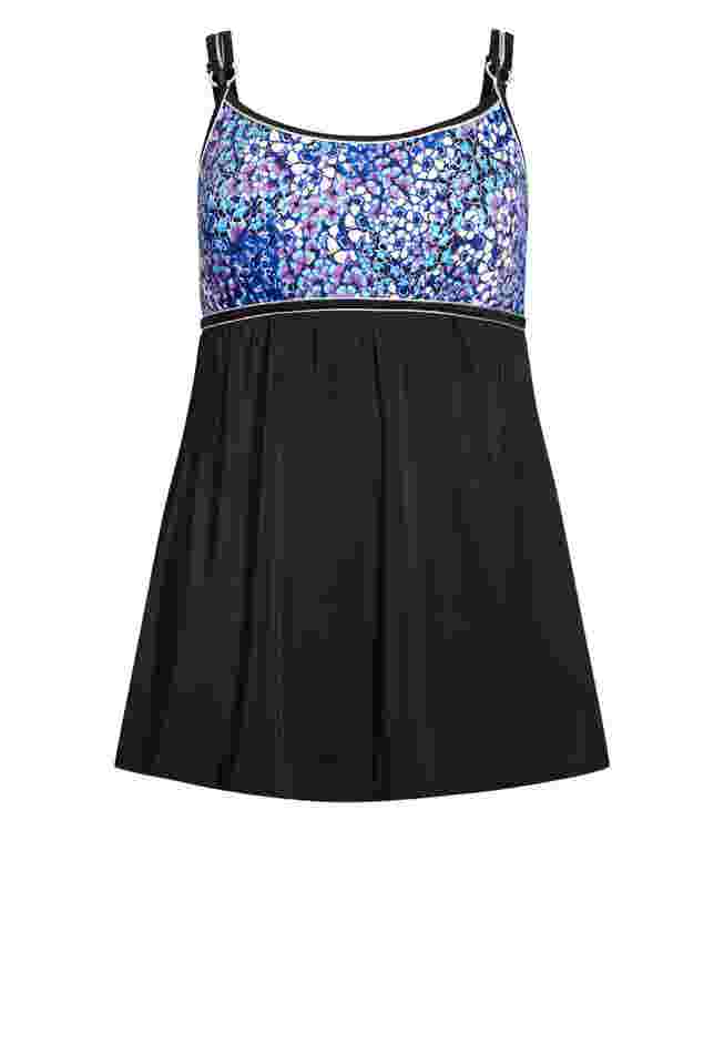 Empire Print Swim Dress image number 2
