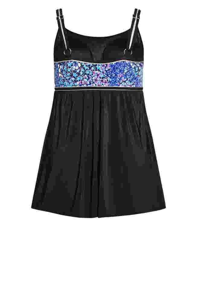 Empire Print Swim Dress image number 3