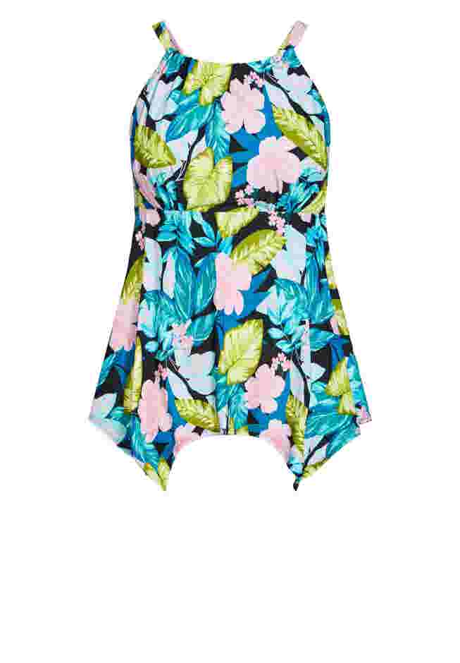 Hanki Print Tankini Top image number 2