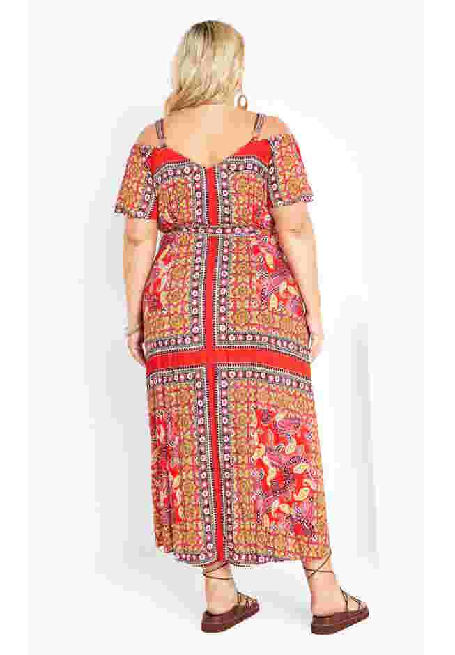 Zoey Cold Shoulder Maxi Dress image number 1