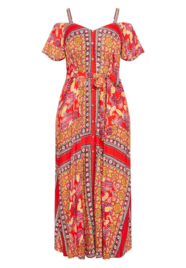 Zoey Cold Shoulder Maxi Dress image number 2