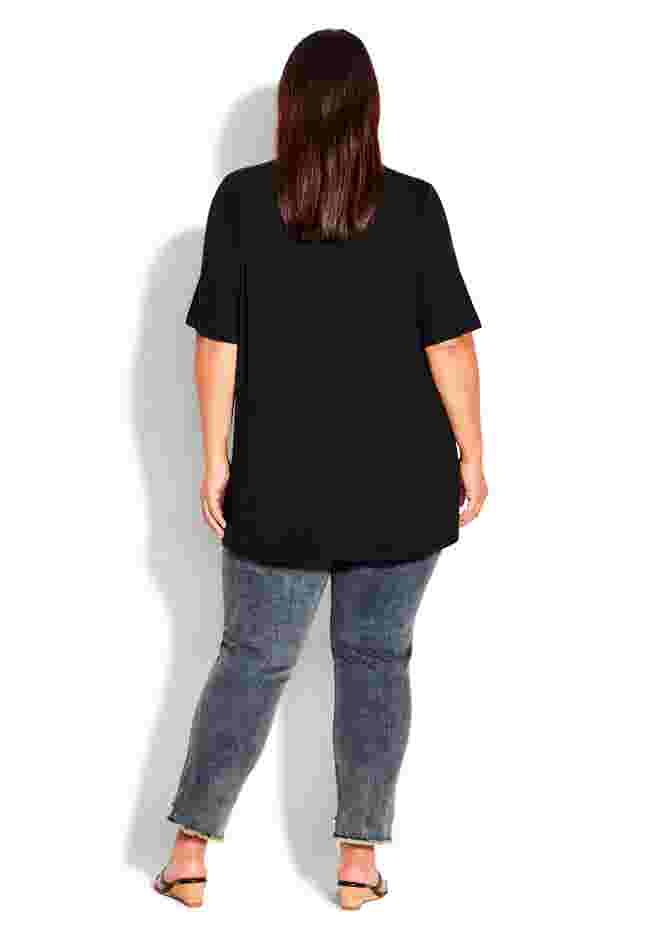 Knit Pleated Top image number 3
