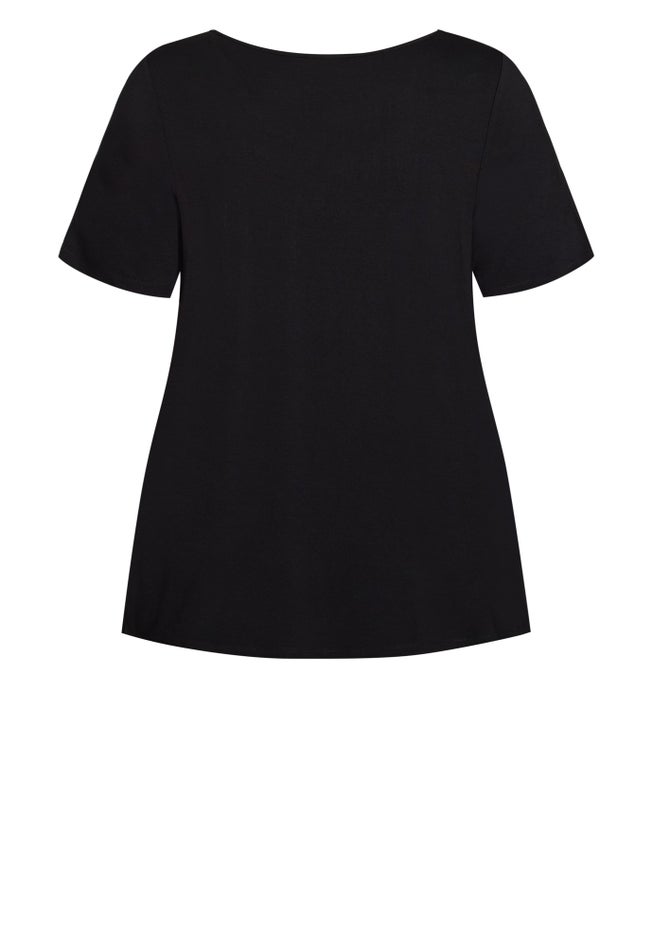 Knit Pleated Top image number 5