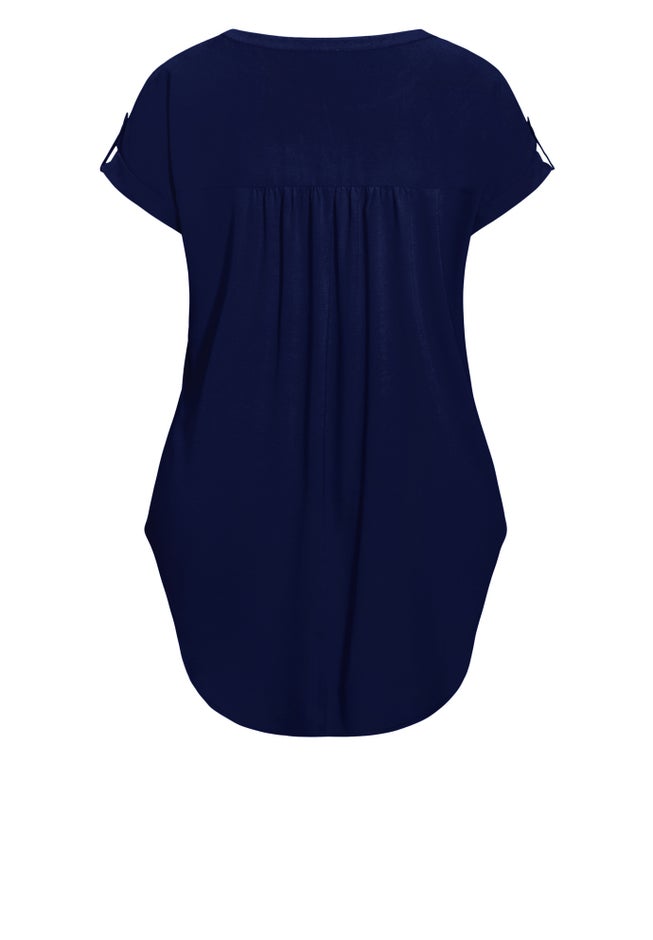 Button Pleat Top image number null