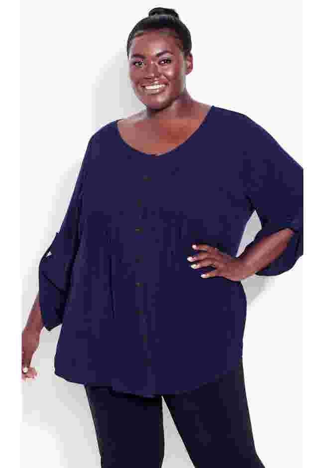Sandy Pintuck Plain Shirt image number 3