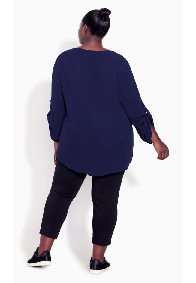 Sandy Pintuck Plain Shirt image number null