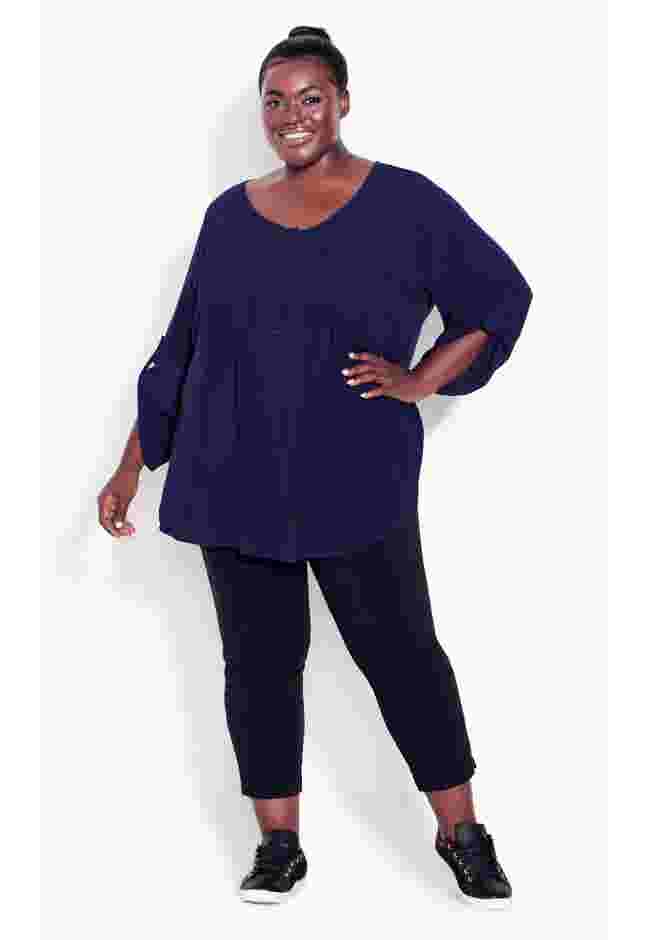 Sandy Pintuck Plain Shirt image number 0