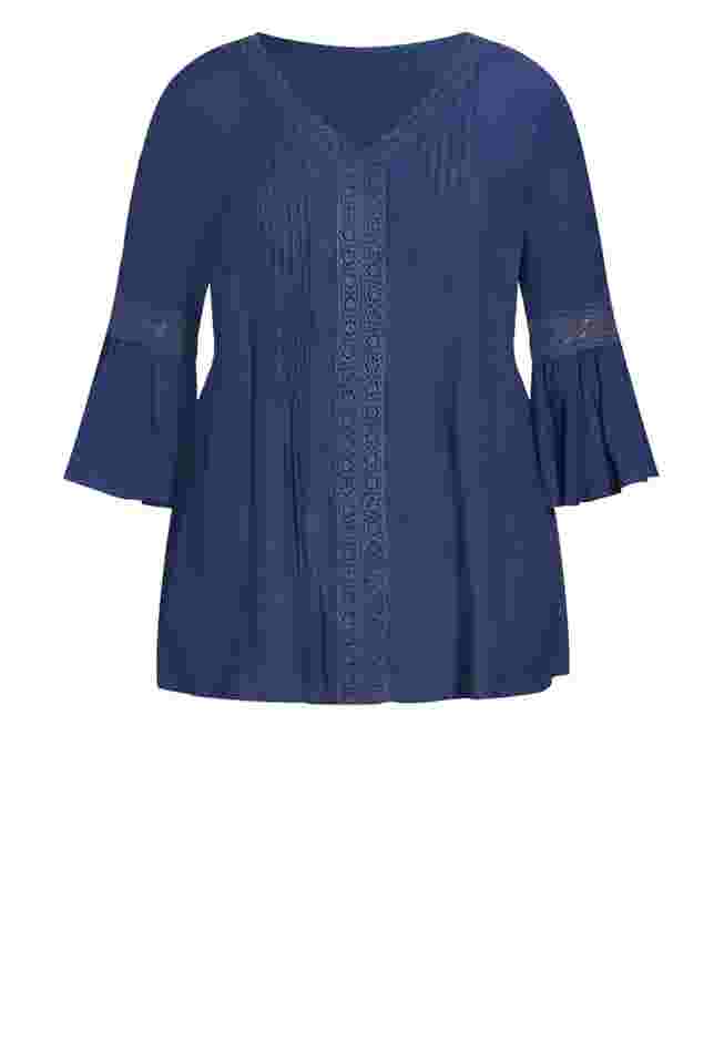 Pleat Lace Tunic image number 2