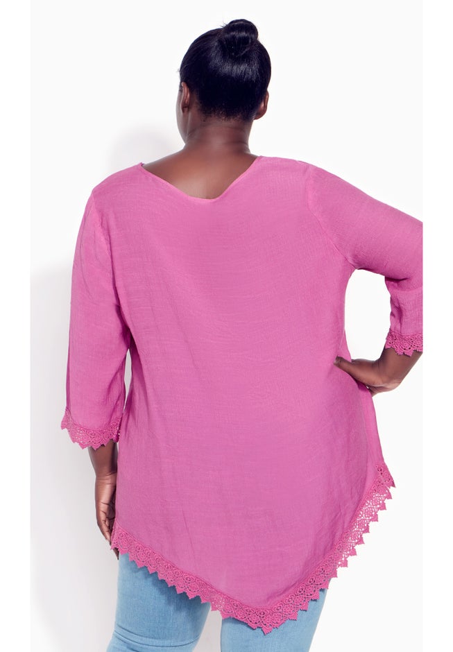 Ellie Pintuck Lace Top image number null