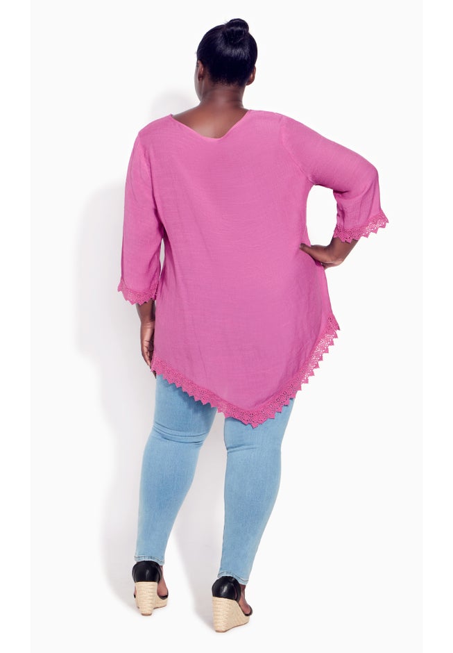 Ellie Pintuck Lace Top image number null