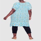 Avalon Crush Tassel Tie Ruffle Tunic image number null