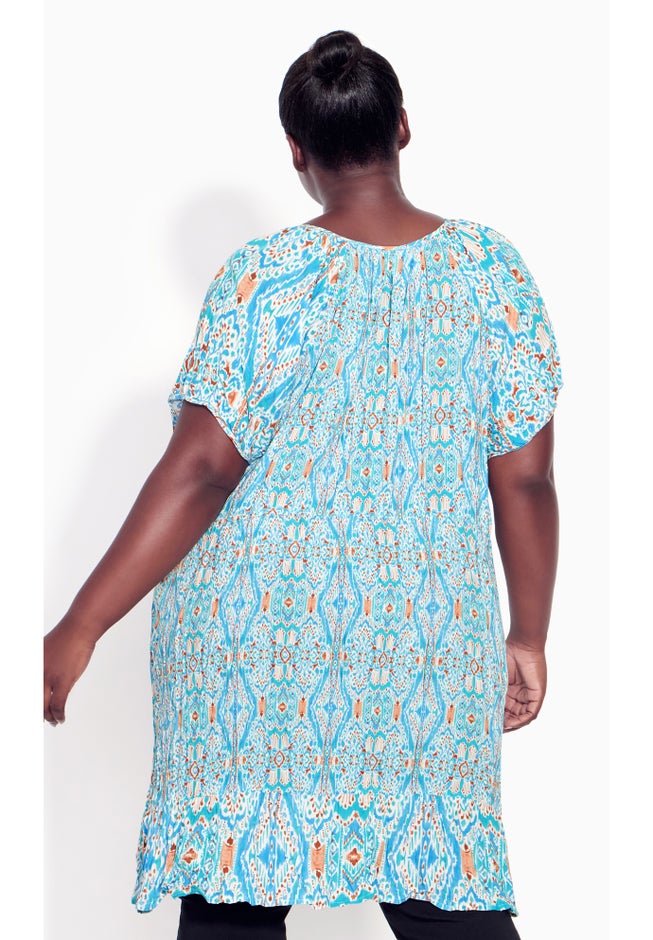 Avalon Crush Tassel Tie Ruffle Tunic image number 5