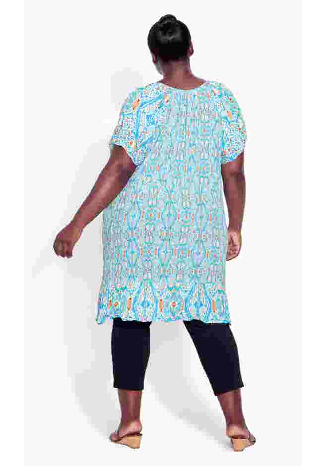 Avalon Crush Tassel Tie Ruffle Tunic image number 6