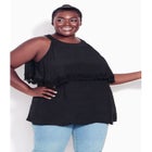 Hallie Halter Cold Shoulder Top image number null