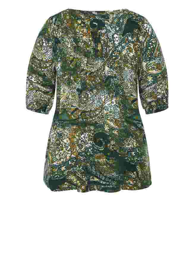Carmel Pintuck Print Tunic image number 3