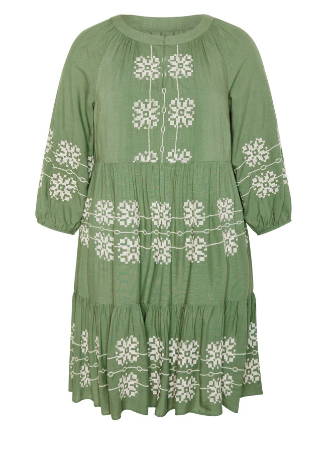 Lady Luxe Embroidered Dress image number 4