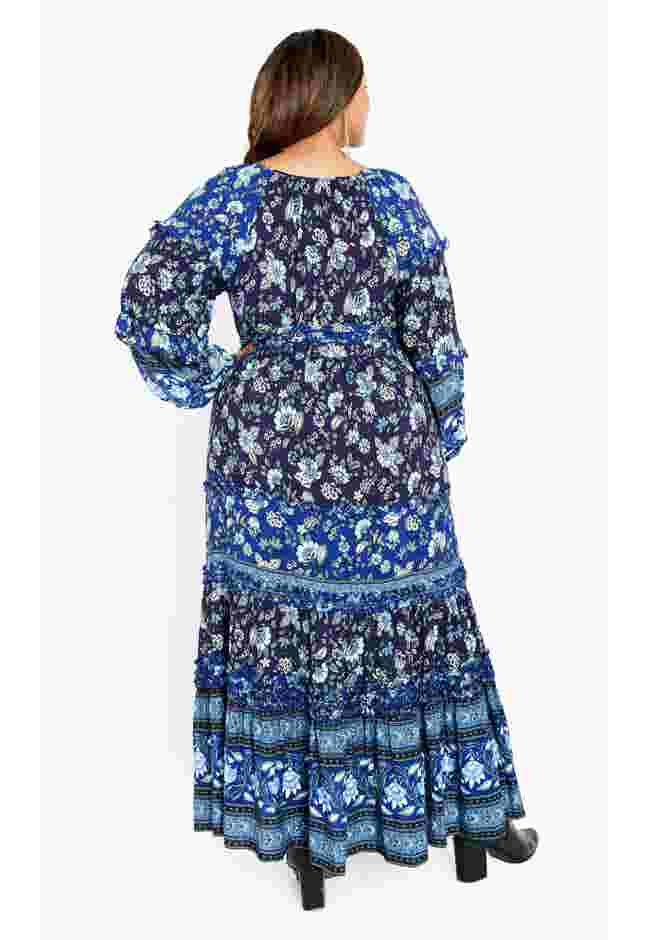 Willow Border Maxi Dress image number 2