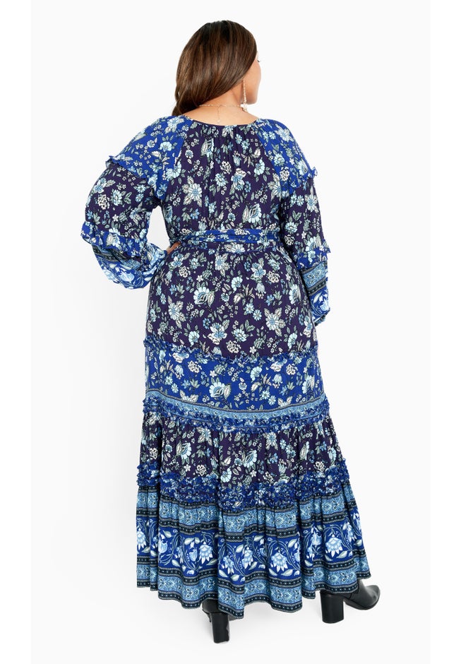 Willow Border Maxi Dress image number 2