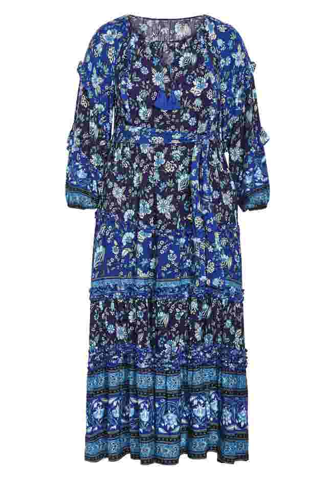 Willow Border Maxi Dress image number 3