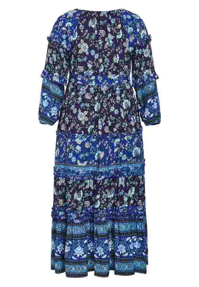 Willow Border Maxi Dress image number 4
