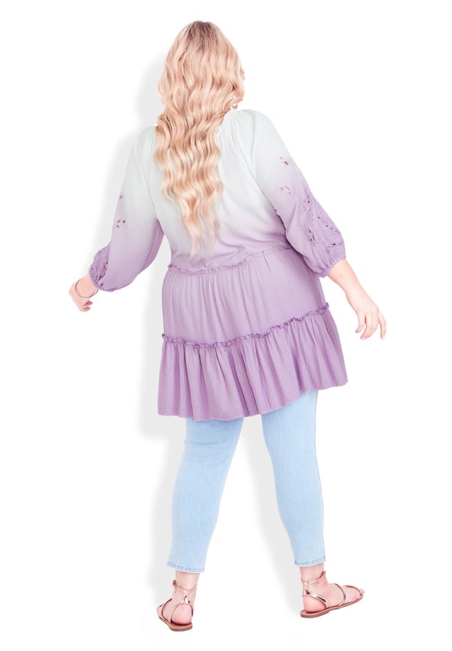 Clover Dip Dye Tunic image number null