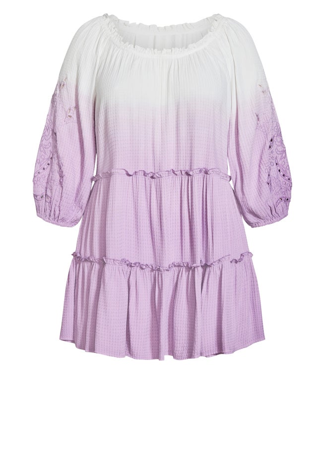 Clover Dip Dye Tunic image number null