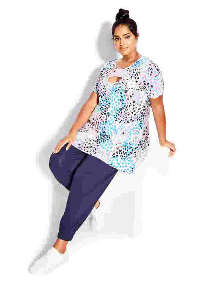 Keyla Foil Top image number 1