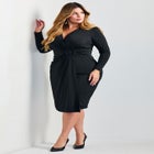 Darlene Jersey Wrap Dress image number null